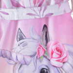 Детски халат Unicorn с качулка и DF печат – XL Детски халат Unicorn с качулка и DF печат – XL